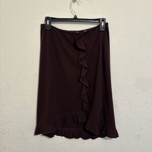 Vintage Paris Blues Ruffle Skirt